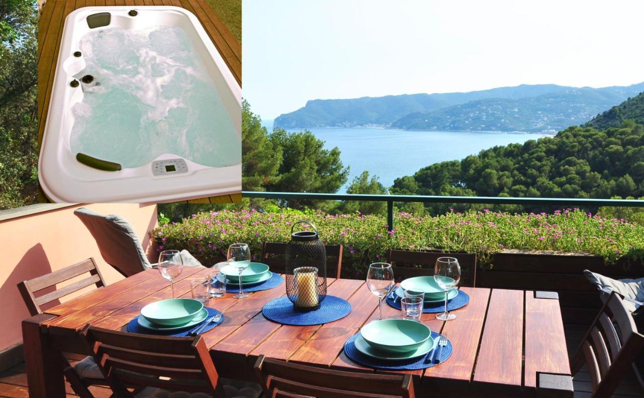 Una Spettacolare Vista Mare - Casa Con Jacuzzi Берджеджи Екстериор снимка